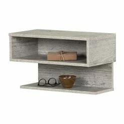 South Shore Sazena Floating Nightstand Seaside Pine -South Shore shop unnamed file 439
