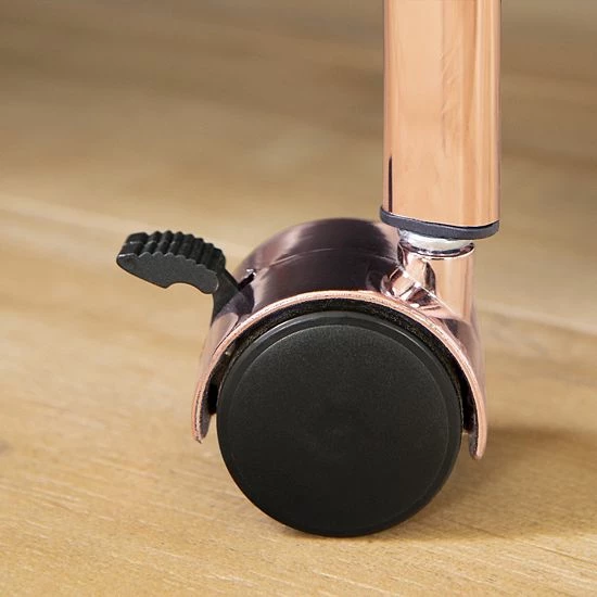 South Shore Maliza Bar Cart Gold Glass 4 South Shore Maliza Bar Cart Gold Glass - Image 2