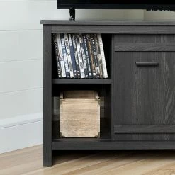 South Shore Exhibit Corner TV Stand Gray Oak -South Shore shop unnamed file 503