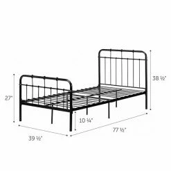 South Shore Cotton Candy Twin Metal Bed -South Shore shop unnamed file 543