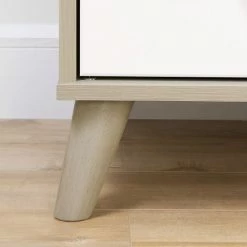 South Shore Yodi 2-Drawer Nightstand With Open Storage Soft Elm -South Shore shop unnamed file 550