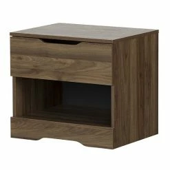 South Shore Holland 1-Drawer Nightstand Brown -South Shore shop unnamed file 628