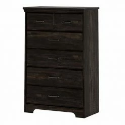 South Shore Versa 5-Drawer Chest Dresser Rubbed Black -South Shore shop unnamed file 642