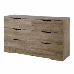 South Shore Holland 6-Drawer Double Dresser Light Gray -South Shore shop unnamed file 651