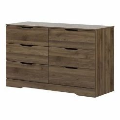 South Shore Holland 6-Drawer Double Dresser Light Gray -South Shore shop unnamed file 654