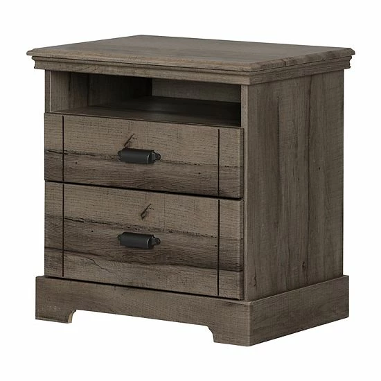South Shore Avilla 2-Drawer Nightstand White 11 South Shore Avilla 2-Drawer Nightstand White - Image 9