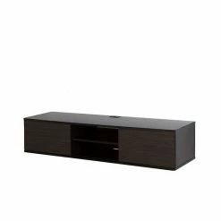 South Shore Agora Wall-Mounted Media Console Weathered Brown -South Shore shop unnamed file 703