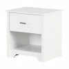South Shore Fusion 1-Drawer Nightstand Pure White -South Shore shop unnamed file 708