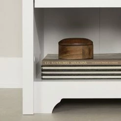 South Shore Fusion 1-Drawer Nightstand Pure White -South Shore shop unnamed file 713