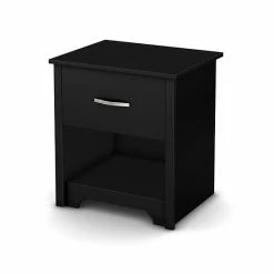 South Shore Fusion 1-Drawer Nightstand Pure White -South Shore shop unnamed file 714