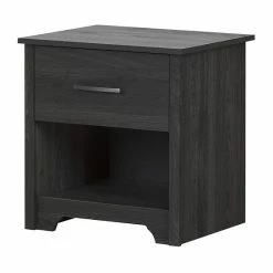 South Shore Fusion 1-Drawer Nightstand Pure White -South Shore shop unnamed file 715