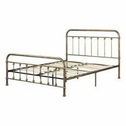 South Shore Prairie Metal Queen Platform Bed White Shabby Chic -South Shore shop unnamed file 722