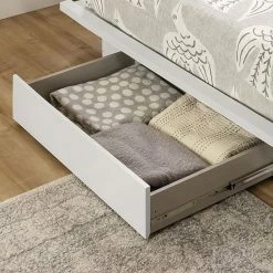 South Shore Holland Full/Queen Platform Bed With Storage Drawer Gray -South Shore shop unnamed file 726