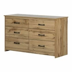 South Shore Tassio 6-Drawer Double Dresser Weathered Oak -South Shore shop unnamed file 744