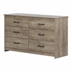 South Shore Tassio 6-Drawer Double Dresser Weathered Oak -South Shore shop unnamed file 745