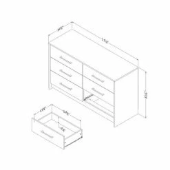 South Shore Londen 6-Drawer Double Dresser -South Shore shop unnamed file 75
