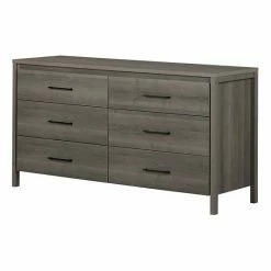 South Shore Gravity 6-Drawer Double Dresser Gray -South Shore shop unnamed file 754