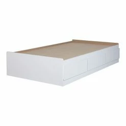 South Shore Fusion Mates Bed With 3 Drawers Pure White -South Shore shop unnamed file 800