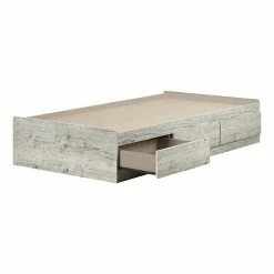 South Shore Navali Mates Twin Bed With 3 Drawers Blueberry -South Shore shop unnamed file 826