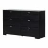 South Shore Reevo 6-Drawer Double Dresser Pure White -South Shore shop unnamed file 838