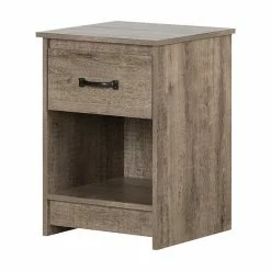 South Shore Tassio 1-Drawer Nightstand Weathered Oak 15 South Shore Tassio 1-Drawer Nightstand Weathered Oak -South Shore shop unnamed file 858