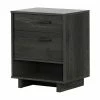 South Shore Fynn Nightstand With Cord Catcher Gray Oak 2 South Shore Fynn Nightstand With Cord Catcher Gray Oak -South Shore shop unnamed file 881