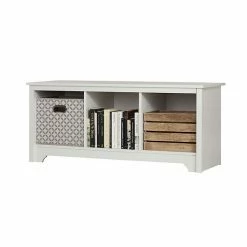 South Shore Vito Cubby Storage Bench Pure Black -South Shore shop unnamed file 932