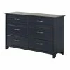 South Shore Asten 6-Drawer Double Dresser Brown