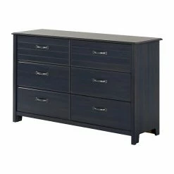 South Shore Asten 6-Drawer Double Dresser Brown