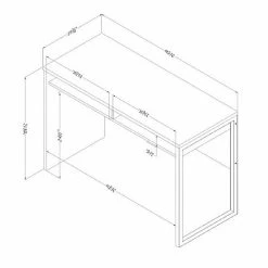 South Shore Interface Desk Gray -South Shore shop unnamed file 959