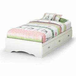 South Shore Tiara Mates Bed With 3 Drawers
