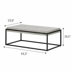 South Shore Mezzy Modern Industrial Coffee Table -South Shore shop unnamed file 976