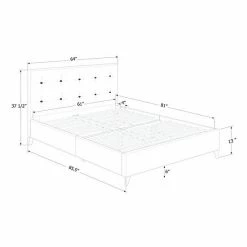 South Shore Sazena Upholstered Queen Complete Bed -South Shore shop unnamed file 996